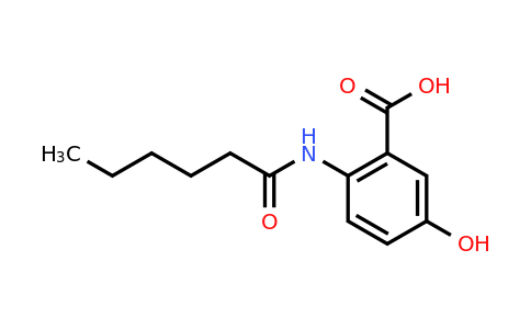 2-Hexanamido-5-hydroxybenzoic acid