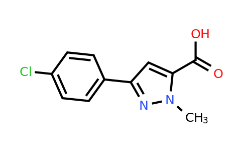 CAS 1015868-48-0 | 3-(4-chlorophenyl)-1-methyl-1H-pyrazole-5-carboxylic acid