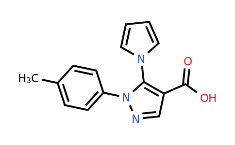 CAS 1015874-28-8 | 5-(1H-Pyrrol-1-yl)-1-(p-tolyl)-1H-pyrazole-4-carboxylic acid