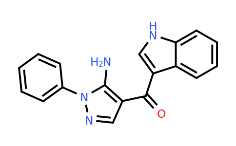 CAS 1015939-70-4 | (5-amino-1-phenyl-1H-pyrazol-4-yl)(1H-indol-3-yl)methanone