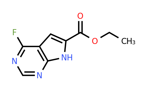 CAS 1016241-82-9 | ethyl 4-fluoro-7H-pyrrolo[2,3-d]pyrimidine-6-carboxylate