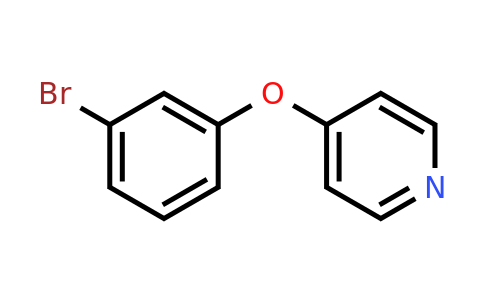 CAS 1016494-33-9 | 4-(3-Bromophenoxy)pyridine