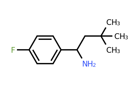 CAS 1016494-95-3 | 1-(4-Fluorophenyl)-3,3-dimethylbutan-1-amine