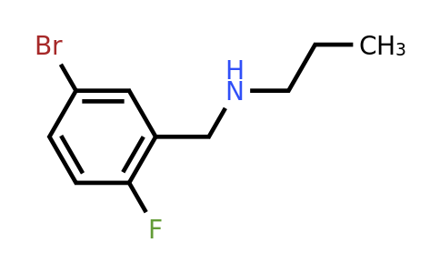 CAS 1016496-17-5 | 4-Bromo-1-fluoro-2-(propylaminomethyl)benzene