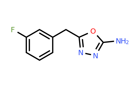 CAS 1016497-55-4 | 5-[(3-Fluorophenyl)methyl]-1,3,4-oxadiazol-2-amine