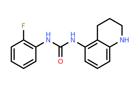 CAS 1016498-13-7 | 3-(2-Fluorophenyl)-1-(1,2,3,4-tetrahydroquinolin-5-yl)urea
