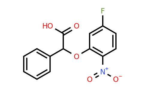 CAS 1016504-23-6 | 2-(5-fluoro-2-nitrophenoxy)-2-phenylacetic acid