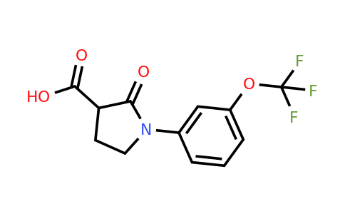 CAS 1016508-24-9 | 2-Oxo-1-[3-(trifluoromethoxy)phenyl]pyrrolidine-3-carboxylic acid