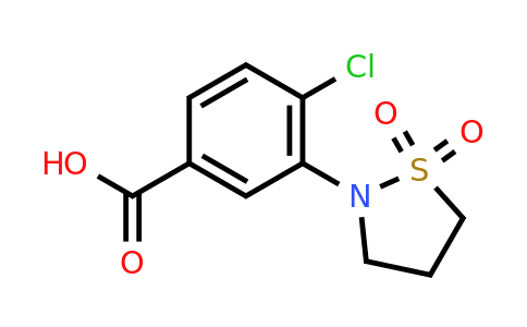 CAS 1016508-33-0 | 4-Chloro-3-(1,1-dioxo-1,2-thiazolidin-2-yl)benzoic acid
