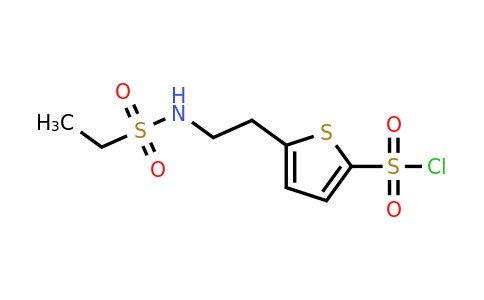 CAS 1016509-10-6 | 5-(2-ethanesulfonamidoethyl)thiophene-2-sulfonyl chloride