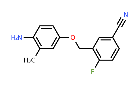CAS 1016509-76-4 | 3-(4-Amino-3-methylphenoxymethyl)-4-fluorobenzonitrile