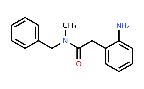 CAS 1016510-87-4 | 2-(2-Aminophenyl)-N-benzyl-N-methylacetamide