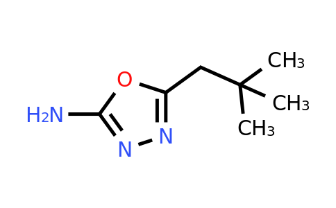 CAS 1016513-12-4 | 5-(2,2-Dimethylpropyl)-1,3,4-oxadiazol-2-amine