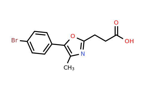 CAS 1016515-82-4 | 3-[5-(4-Bromophenyl)-4-methyl-1,3-oxazol-2-yl]propanoic acid