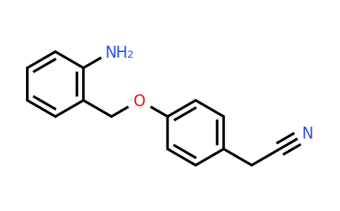 CAS 1016525-01-1 | 2-{4-[(2-aminophenyl)methoxy]phenyl}acetonitrile