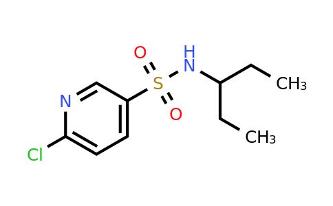 CAS 1016525-95-3 | 6-Chloro-N-(pentan-3-yl)pyridine-3-sulfonamide