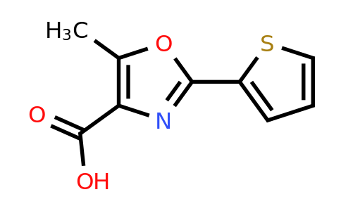 CAS 1016526-89-8 | 5-Methyl-2-(thiophen-2-yl)-1,3-oxazole-4-carboxylic acid
