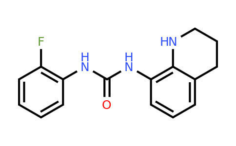 CAS 1016528-80-5 | 3-(2-Fluorophenyl)-1-(1,2,3,4-tetrahydroquinolin-8-yl)urea