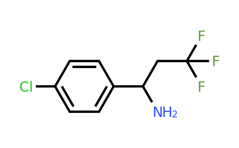 CAS 1016531-10-4 | 1-(4-chlorophenyl)-3,3,3-trifluoropropan-1-amine