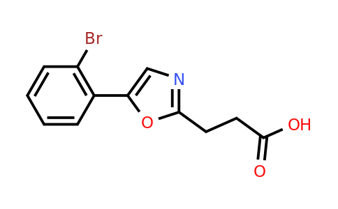 CAS 1016534-16-9 | 3-[5-(2-Bromophenyl)-1,3-oxazol-2-yl]propanoic acid