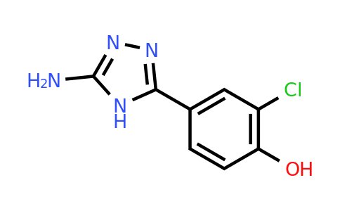 CAS 1016534-61-4 | 4-(5-amino-4H-1,2,4-triazol-3-yl)-2-chlorophenol