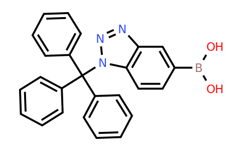(1-Trityl-1H-1,2,3-benzotriazol-5-YL)boronic acid