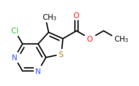 CAS 101667-98-5 | ethyl 4-chloro-5-methylthieno[2,3-d]pyrimidine-6-carboxylate