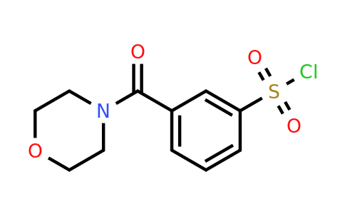 CAS 1016672-36-8 | 3-(Morpholine-4-carbonyl)benzene-1-sulfonyl chloride