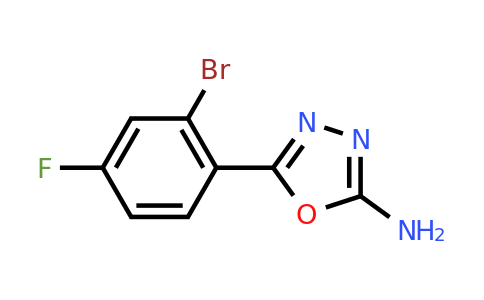 CAS 1016675-28-7 | 5-(2-Bromo-4-fluorophenyl)-1,3,4-oxadiazol-2-amine