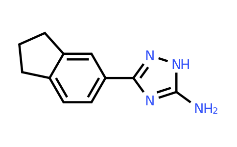 CAS 1016675-85-6 | 3-(2,3-Dihydro-1H-inden-5-yl)-1H-1,2,4-triazol-5-amine