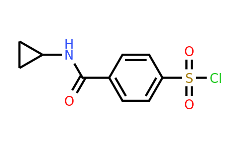 CAS 1016676-05-3 | 4-(cyclopropylcarbamoyl)benzene-1-sulfonyl chloride