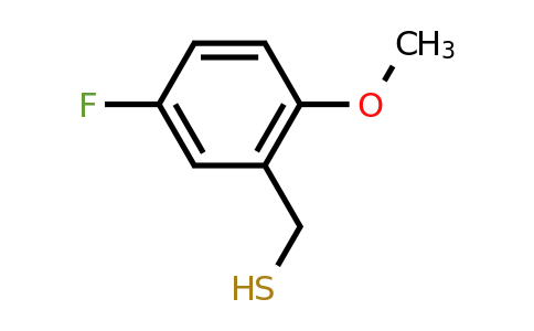 CAS 1016680-67-3 | (5-Fluoro-2-methoxyphenyl)methanethiol