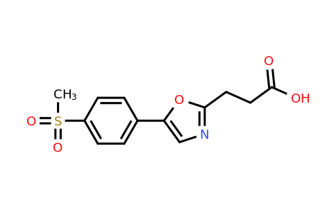 CAS 1016683-19-4 | 3-[5-(4-Methanesulfonylphenyl)-1,3-oxazol-2-yl]propanoic acid