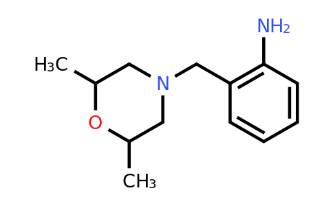 CAS 1016683-80-9 | 2-[(2,6-Dimethylmorpholin-4-yl)methyl]aniline