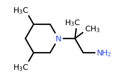 CAS 1016686-67-1 | 2-(3,5-Dimethylpiperidin-1-yl)-2-methylpropan-1-amine