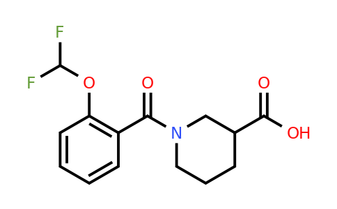 CAS 1016688-45-1 | 1-[2-(Difluoromethoxy)benzoyl]piperidine-3-carboxylic acid