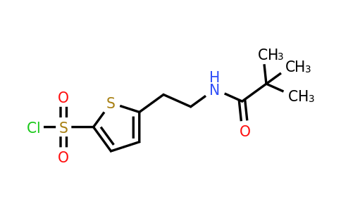 CAS 1016696-29-9 | 5-[2-(2,2-dimethylpropanamido)ethyl]thiophene-2-sulfonyl chloride