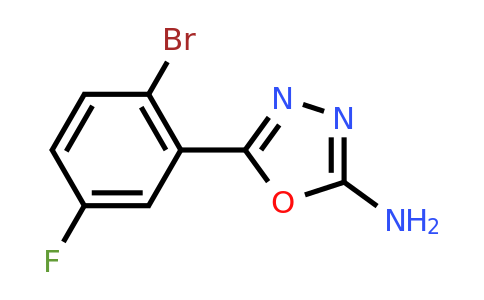 CAS 1016696-45-9 | 5-(2-Bromo-5-fluorophenyl)-1,3,4-oxadiazol-2-amine