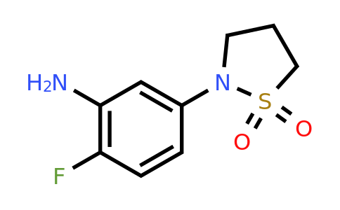 CAS 1016697-24-7 | 2-(3-Amino-4-fluorophenyl)-1,2-thiazolidine-1,1-dione