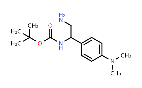 CAS 1016697-48-5 | tert-Butyl N-{2-amino-1-[4-(dimethylamino)phenyl]ethyl}carbamate