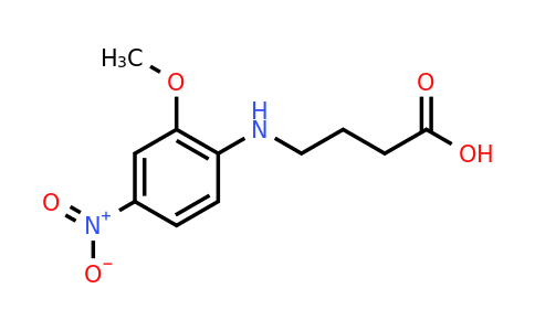 CAS 1016703-35-7 | 4-((2-Methoxy-4-nitrophenyl)amino)butanoic acid