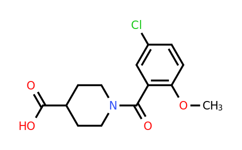 CAS 1016703-61-9 | 1-(5-Chloro-2-methoxybenzoyl)piperidine-4-carboxylic acid
