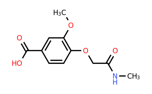 CAS 1016704-64-5 | 3-Methoxy-4-[(methylcarbamoyl)methoxy]benzoic acid