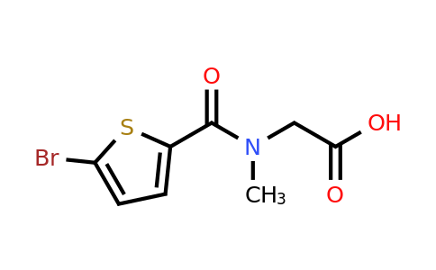 CAS 1016705-13-7 | 2-[1-(5-Bromothiophen-2-yl)-N-methylformamido]acetic acid