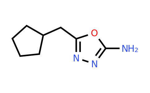 CAS 1016707-50-8 | 5-(Cyclopentylmethyl)-1,3,4-oxadiazol-2-amine