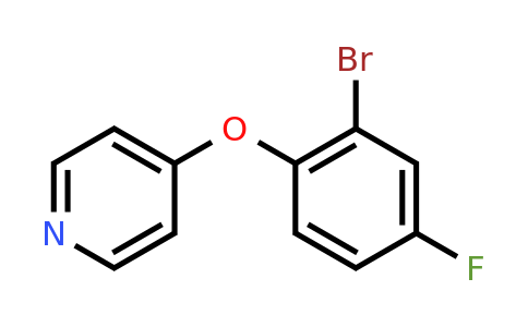 CAS 1016707-67-7 | 4-(2-Bromo-4-fluorophenoxy)pyridine