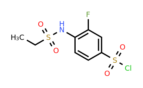 CAS 1016711-12-8 | 4-ethanesulfonamido-3-fluorobenzene-1-sulfonyl chloride
