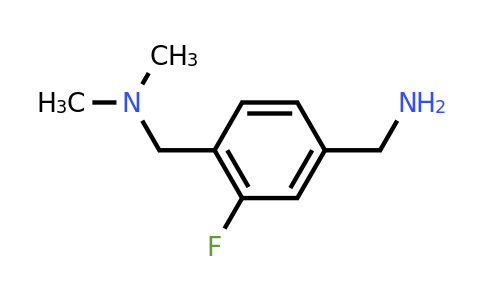 CAS 1016711-83-3 | {4-[(dimethylamino)methyl]-3-fluorophenyl}methanamine
