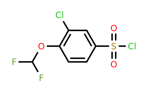 CAS 1016714-35-4 | 3-Chloro-4-(difluoromethoxy)benzene-1-sulfonyl chloride