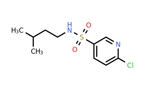 CAS 1016723-22-0 | 6-Chloro-N-(3-methylbutyl)pyridine-3-sulfonamide